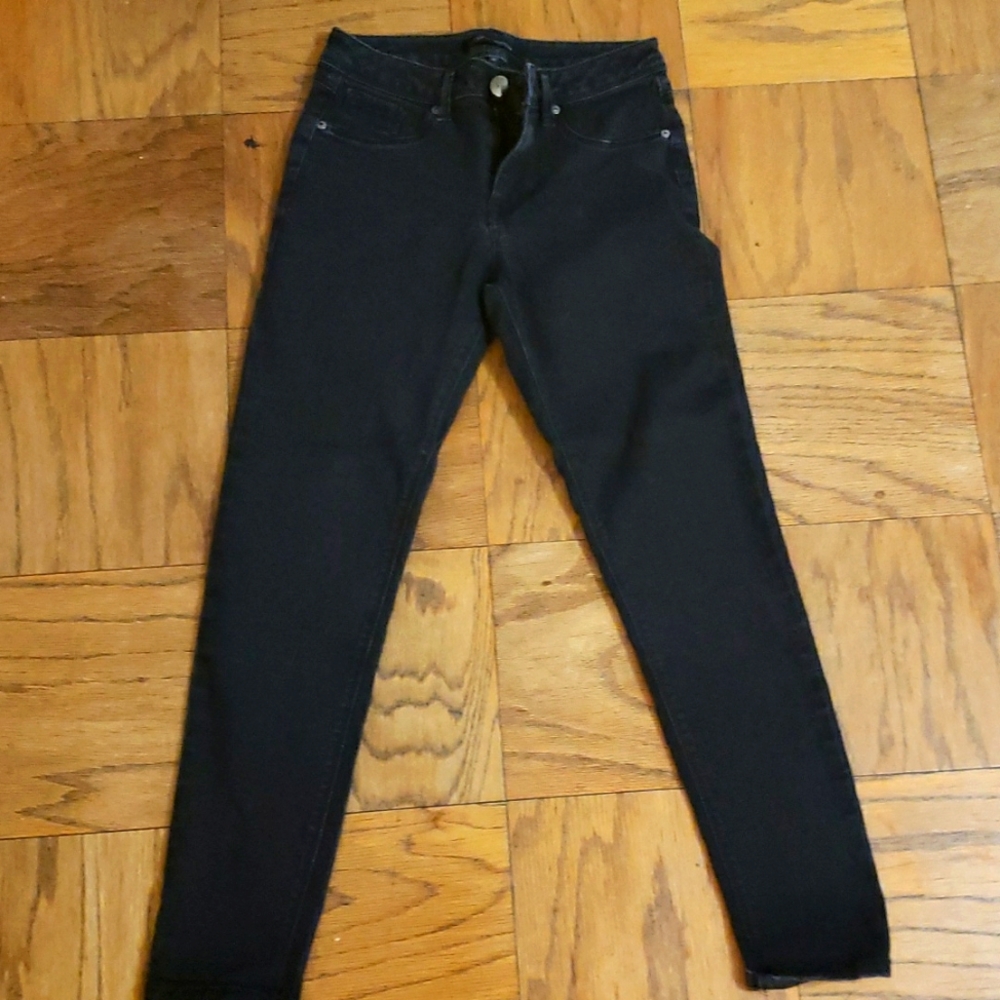 Black skinny jeans.  Size 10.
